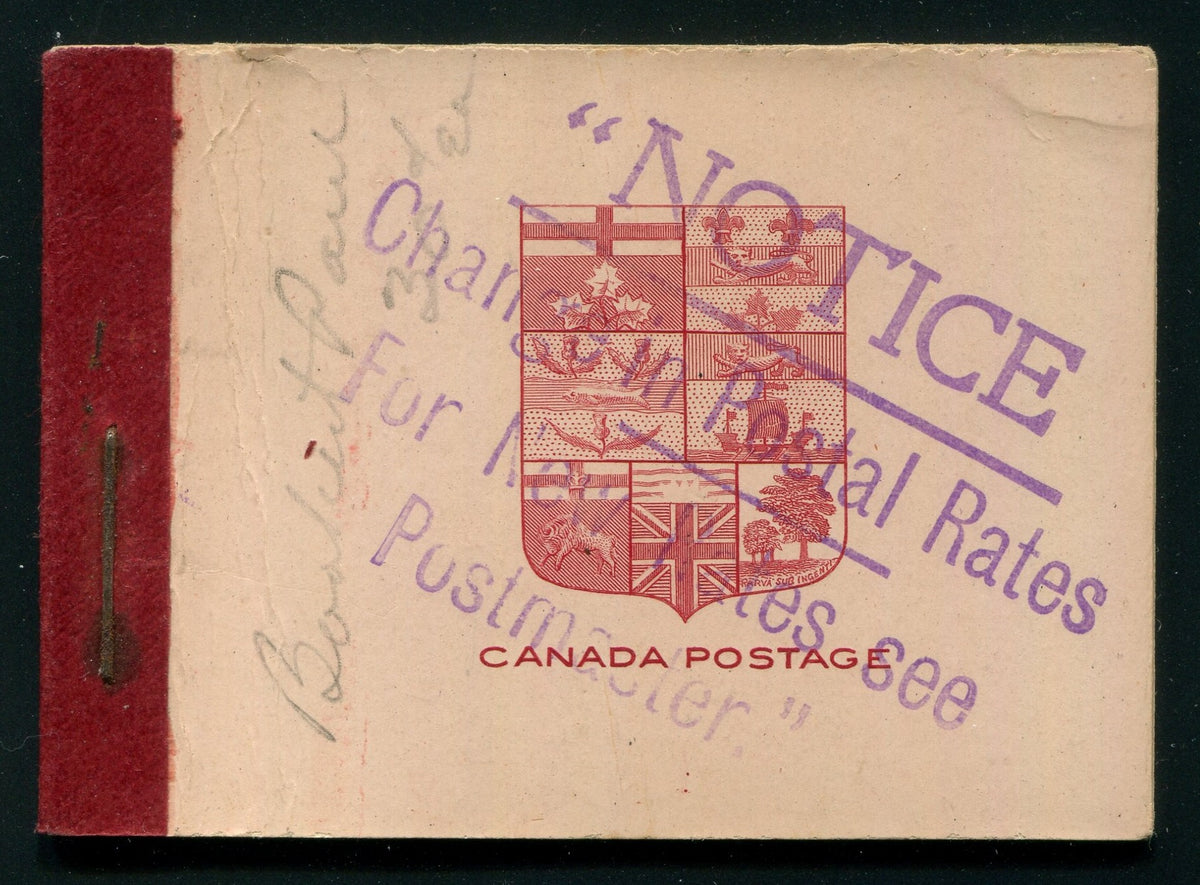 0106CA2602 - Canada BK5f - Complete Booklet