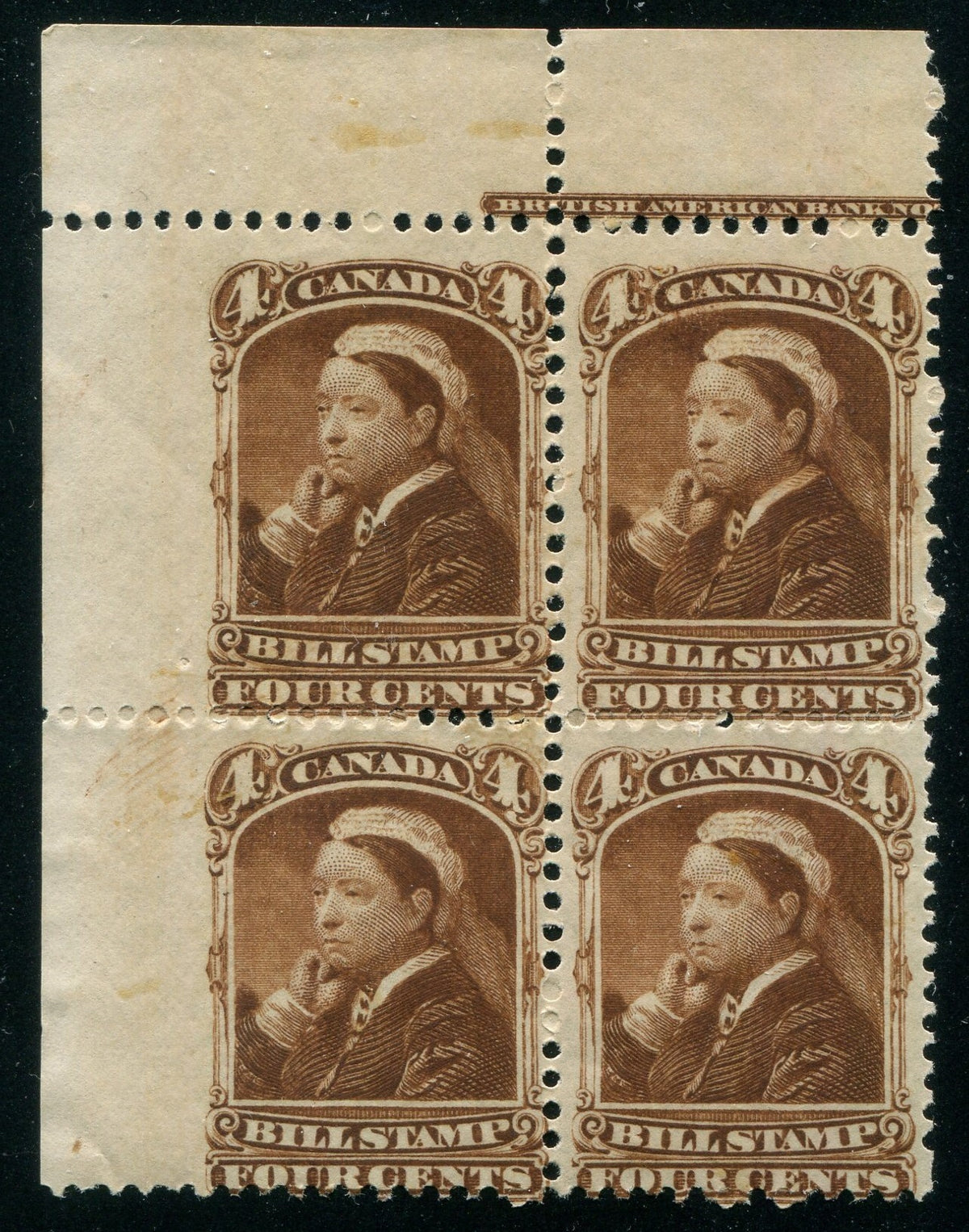 0041FB2601 - FB41a - Mint Corner Block of 4