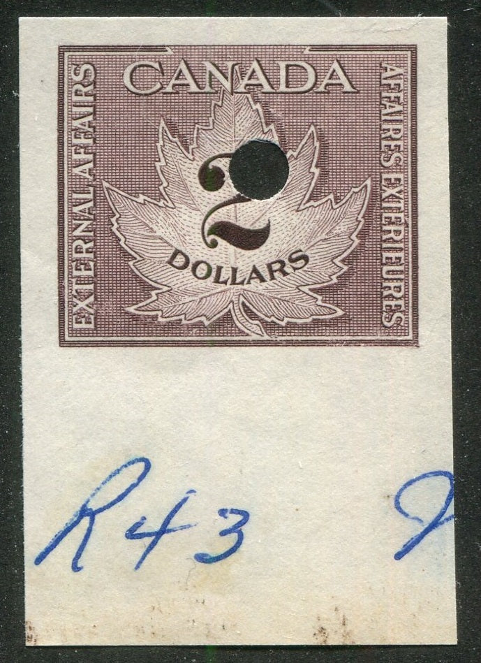 0021CF2505 - FCF4 - Imperf Specimen