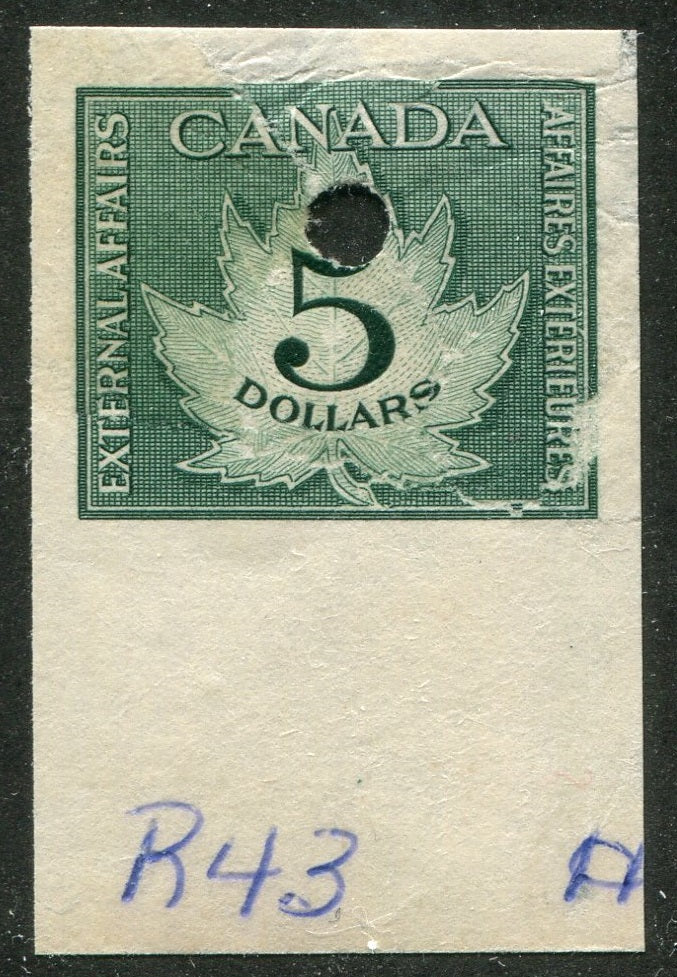 0022CF2505 - FCF5 - Imperf Specimen