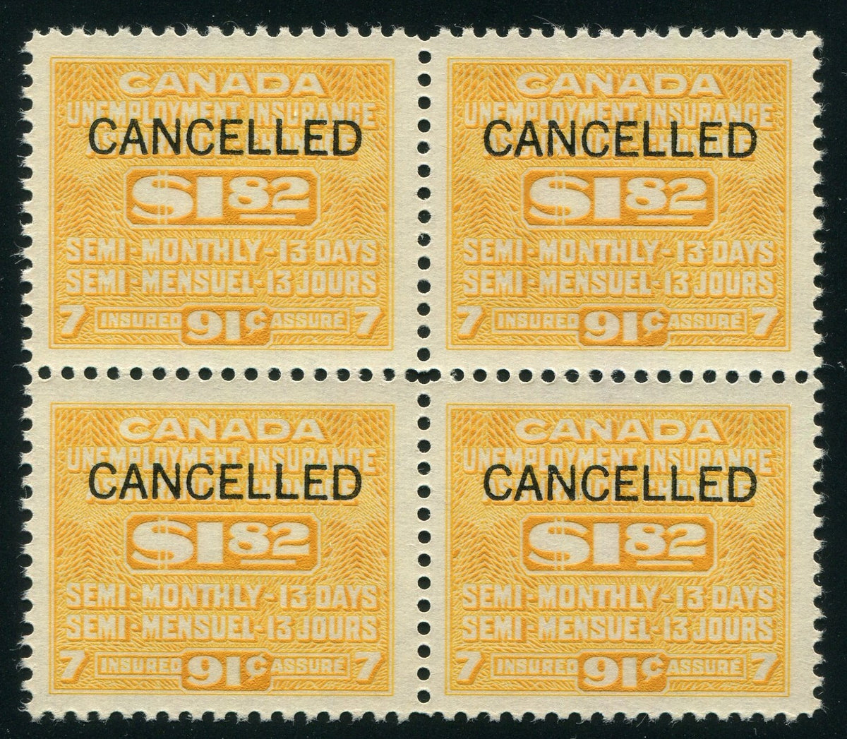 0036FU2505 - FU36 - Specimen Block of 4
