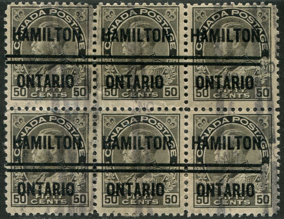 HAMI004120 - HAMILTON 4-120a Block of 6