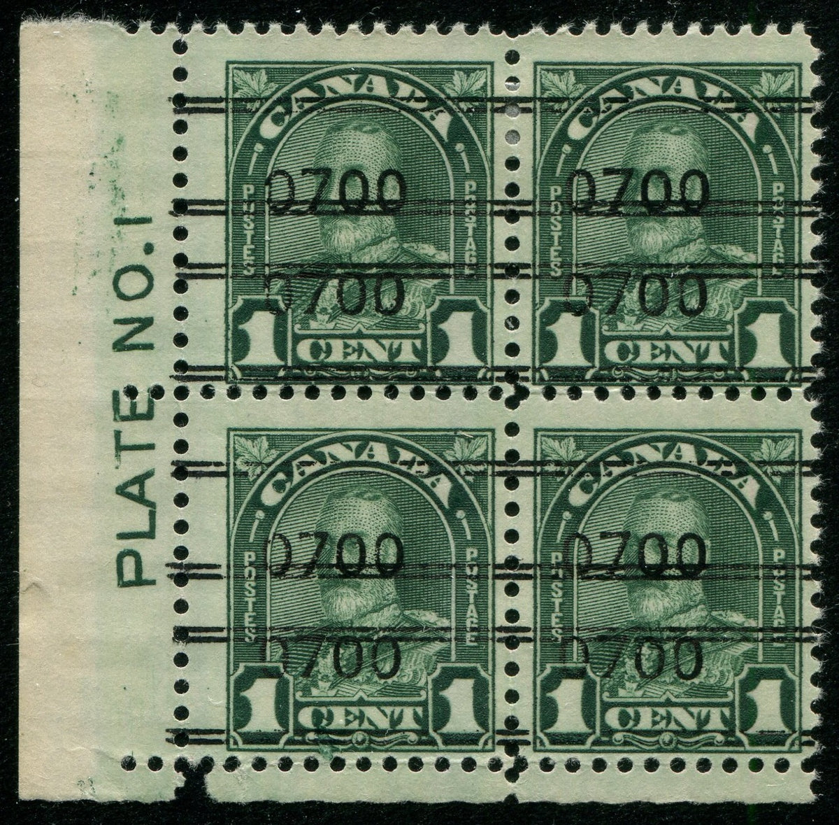 MONT008163 - MONTREAL 8-163b-D Plate Block
