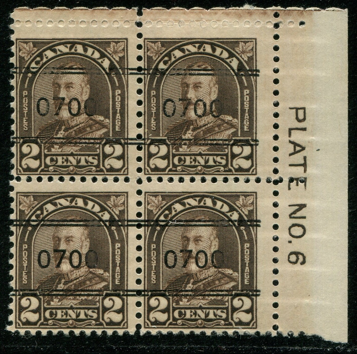 MONT008166 - MONTREAL 8-166 Plate Block