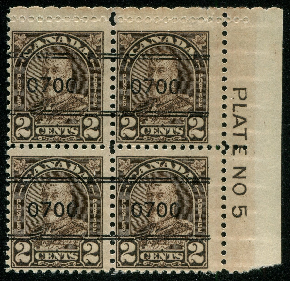 MONT008166 - MONTREAL 8-166b Plate Block