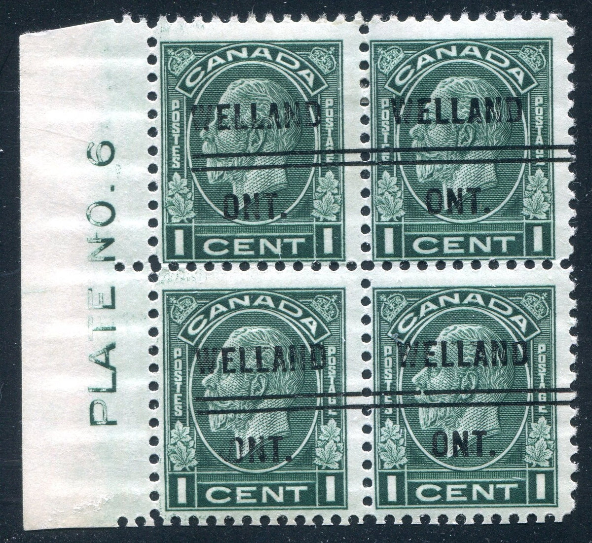 WELL001195 - WELLAND 1-195 Plate Block