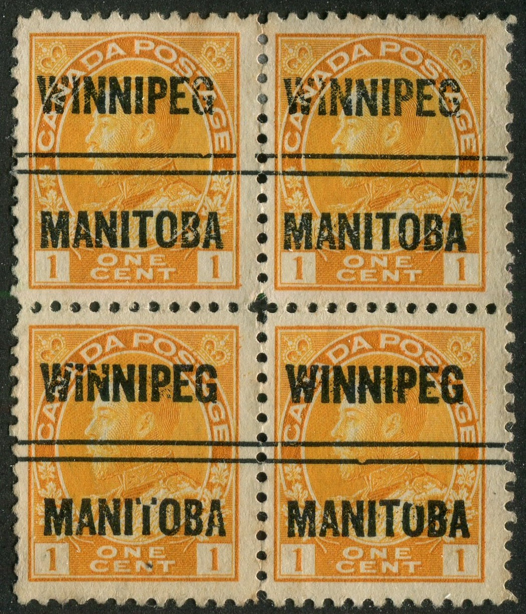 WINN004105 - WINNIPEG 4-105 Block of 4