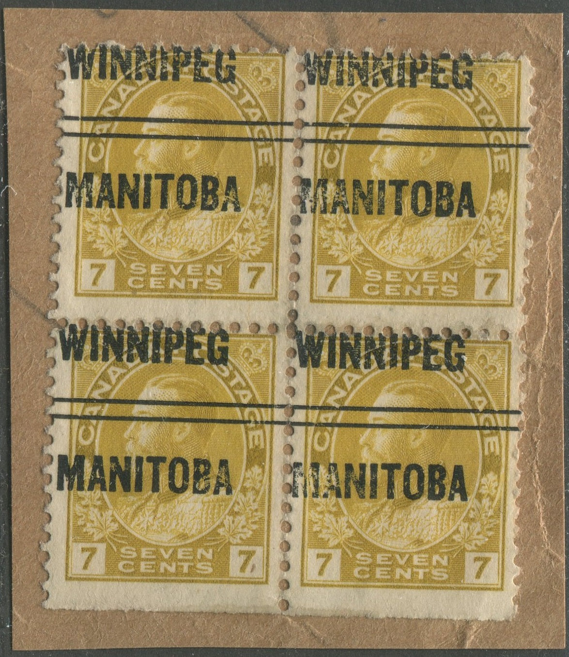 WINN004113 - WINNIPEG 4-113 Block of 4