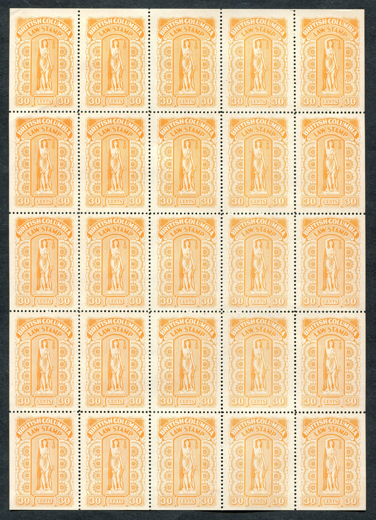 0038BC2404 - BCL38 - Mint Sheet of 25