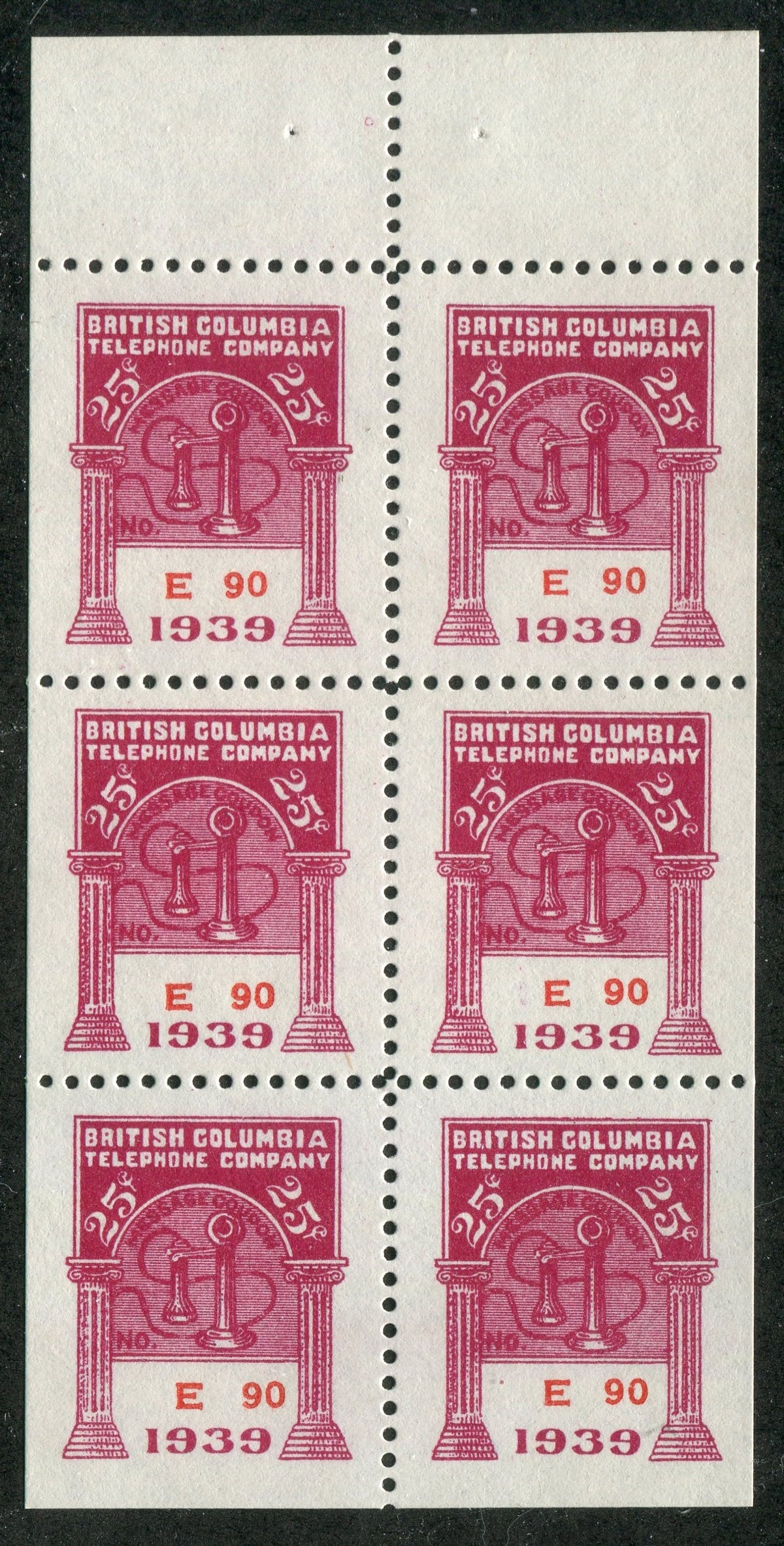 0226BC2505 - BCT128 - Mint Booklet Pane