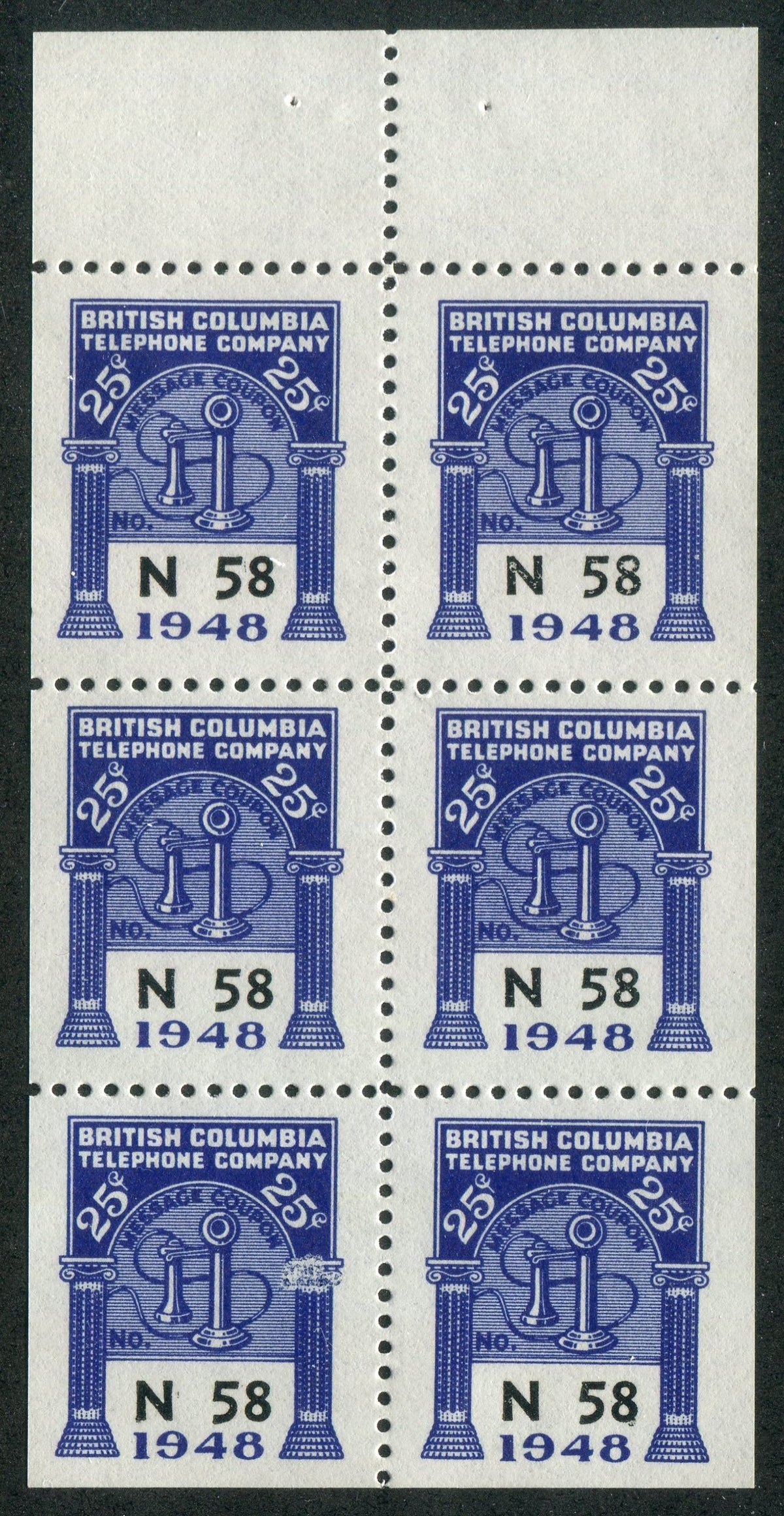 0253BC2505 - BCT155 - Mint Booklet Pane