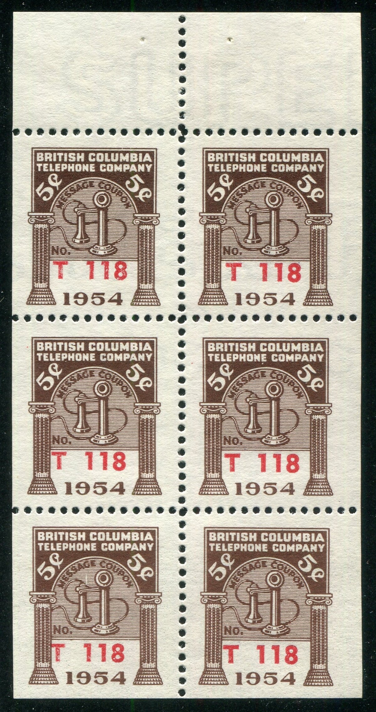 0270BC2505 - BCT172 - Mint Booklet Pane, Watermarked