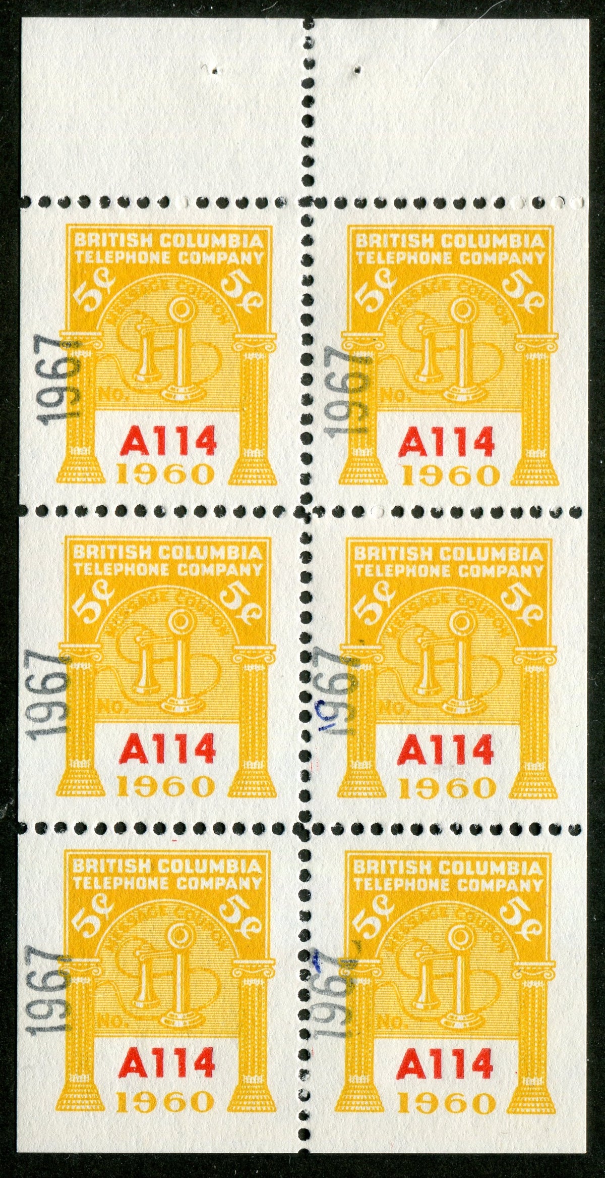 0309BC2610 - BCT211 - Mint Booklet Pane
