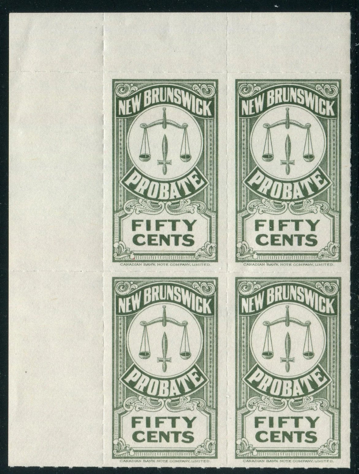 0047NB2505 - NBP23 - Mint Corner Block of 4