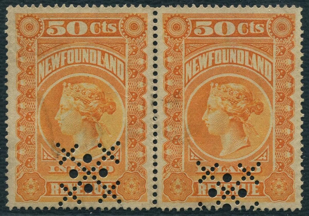 0004NF2505 - NFR4 - Used Pair, SNOWFLAKE Perfins