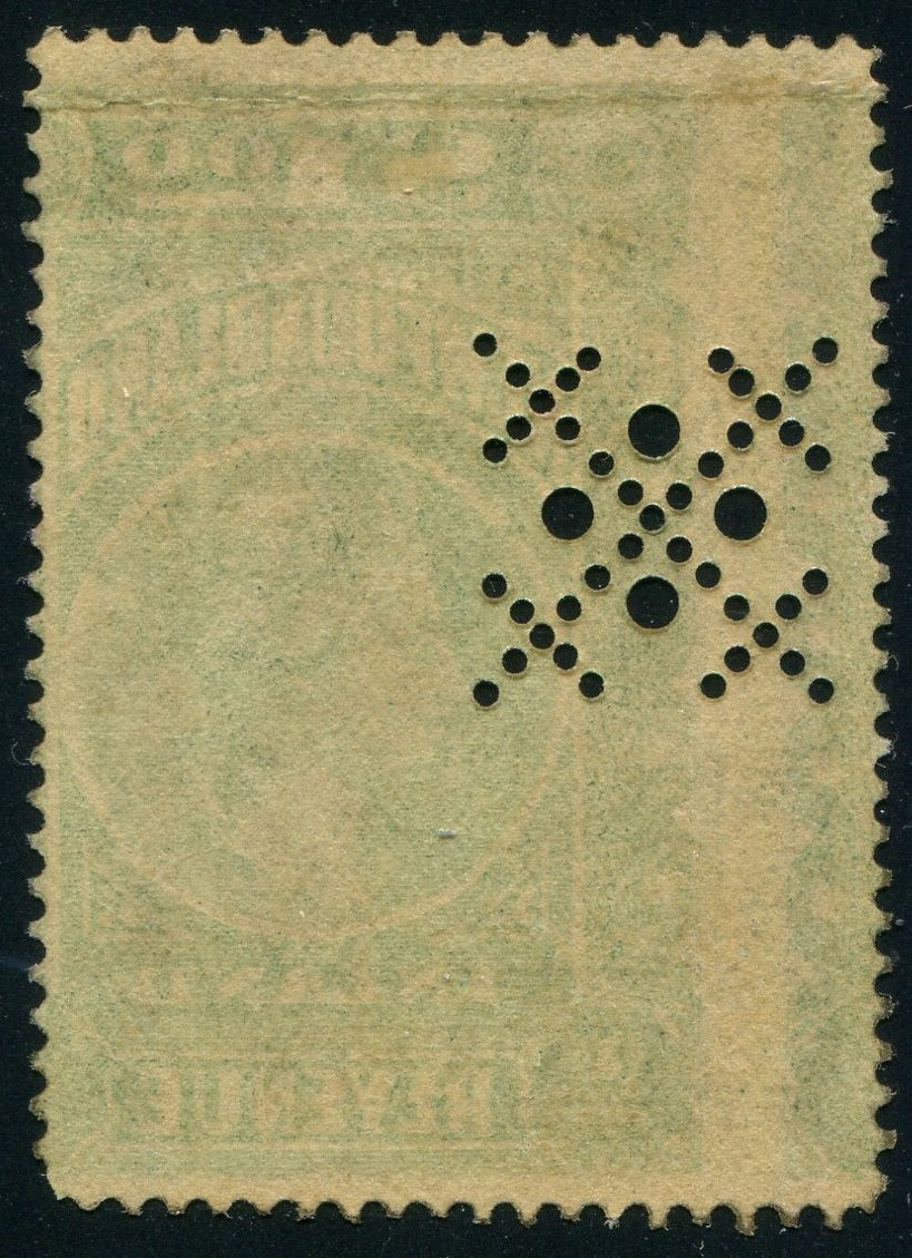 0006NF2505 - NFR6a - Mint SNOWFLAKE Perfin