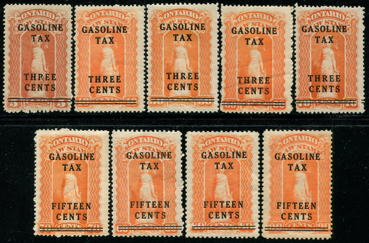 0138ON2505 - OGT1-OGT9 - Mint Set