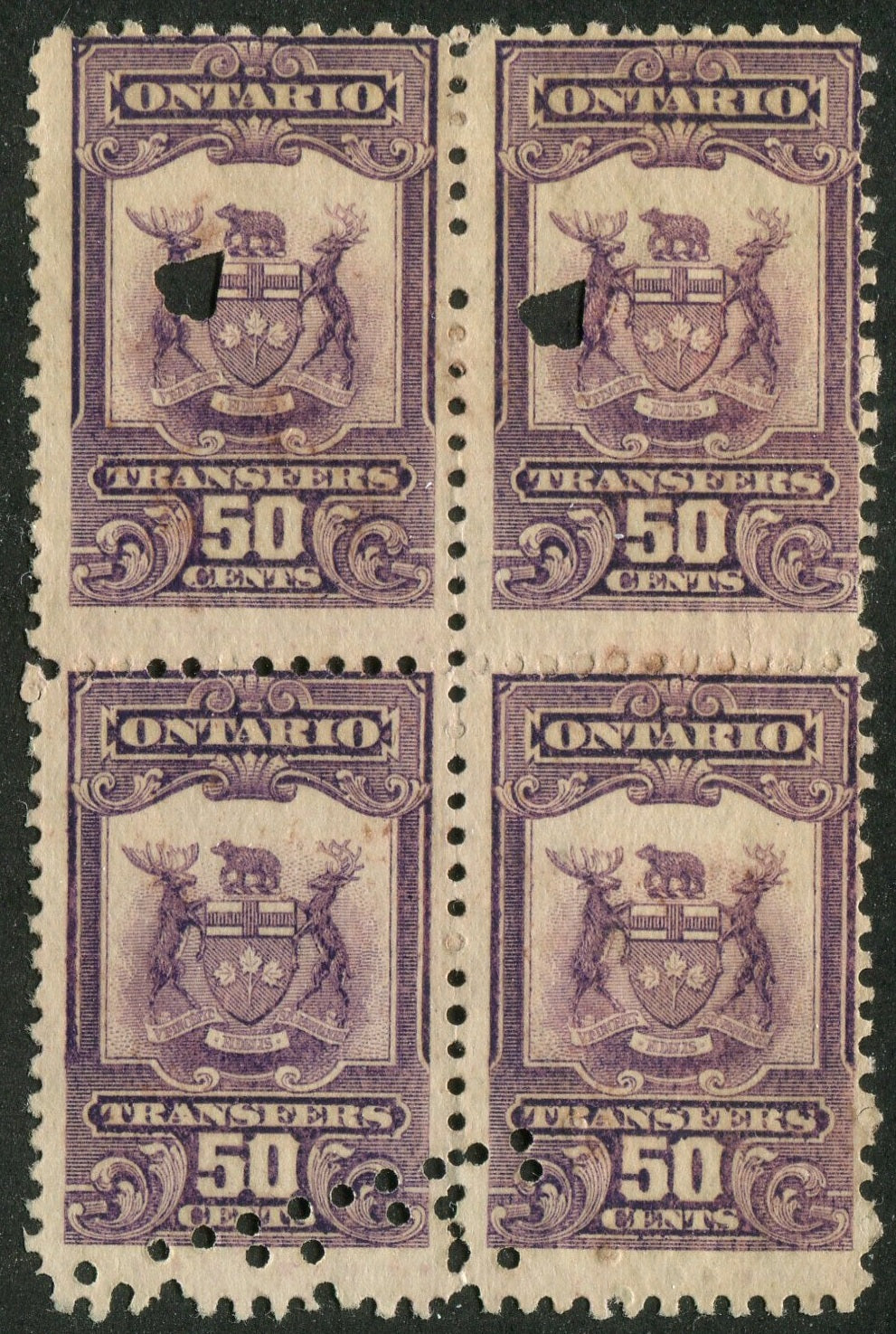 0098ON2506 - OST8a - Used Block of 4