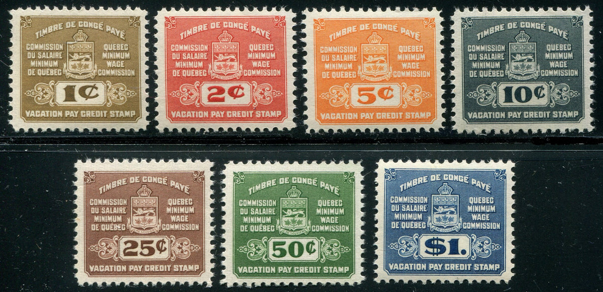 0211QC2511 - QV1-QV7 - Mint Short Set