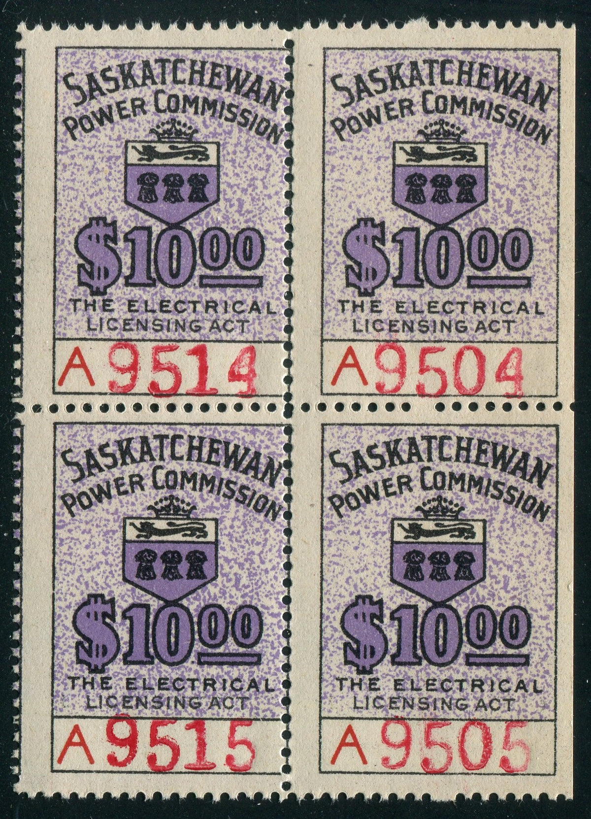 0105SE2508 - SE27 - Mint Block of 4
