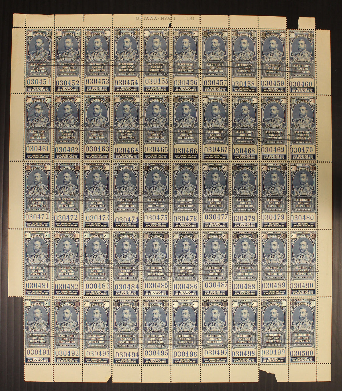 0059FE2403 - FEG11 - 12 x Chevrier Signed Sheets of 50