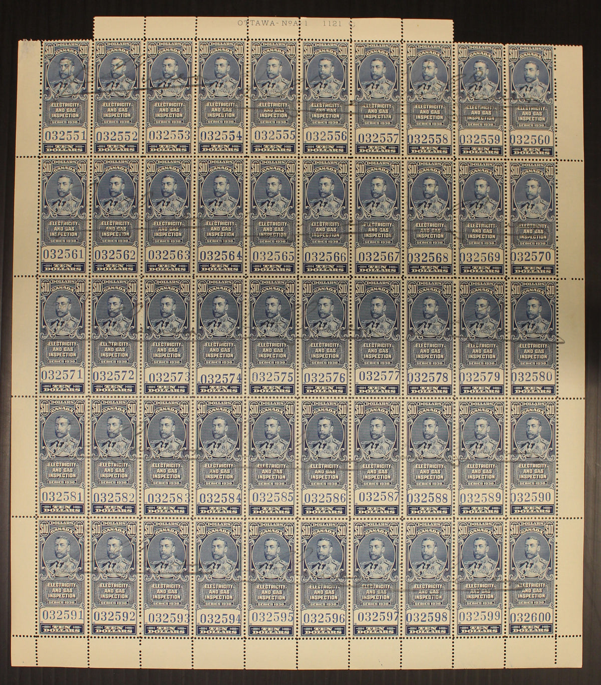 0059FE2403 - FEG11 - 12 x Chevrier Signed Sheets of 50