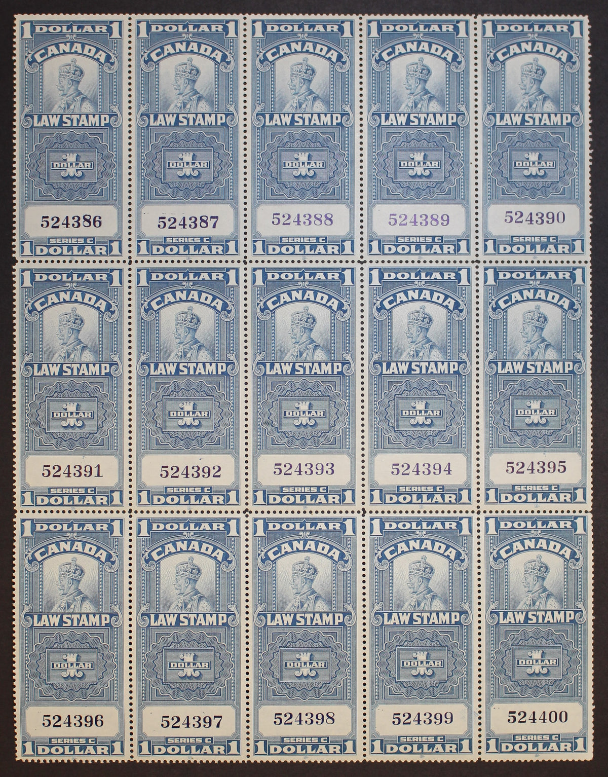 0018SC2403 - FSC18 - Mint Partial Sheet of 15