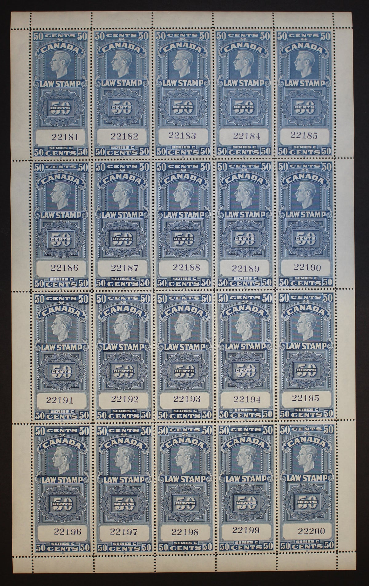 0025SC2403 - FSC25 - Mint Sheet of 20