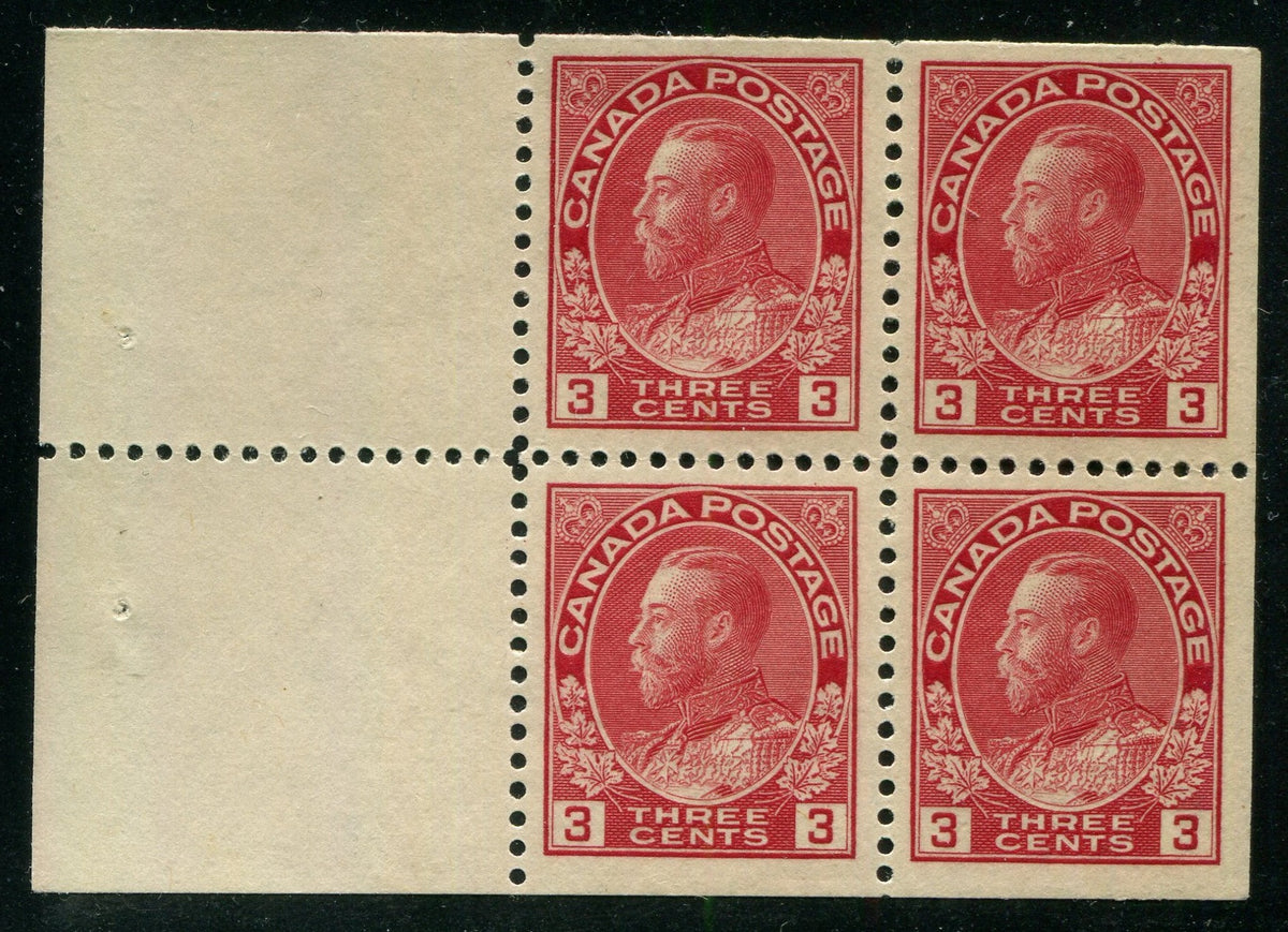 0109CA2502 - Canada #109a - Mint Booklet Pane