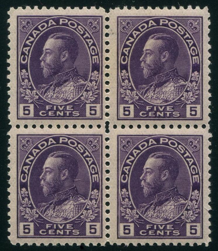 0112CA2508 - Canada #112a Block of 4