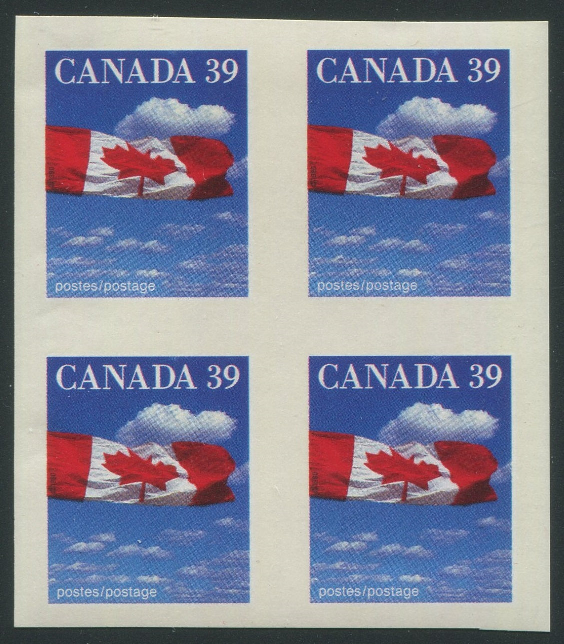 1166CA2403 - Canada #1166d - Imperf Block of 4