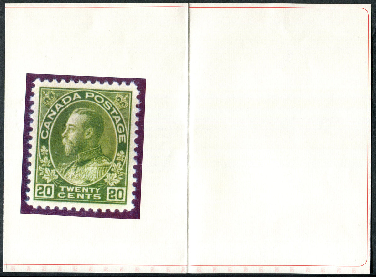 0119CA2506 - Canada #119iv - Mint Retouched Line in Spandrel, w/Certificate