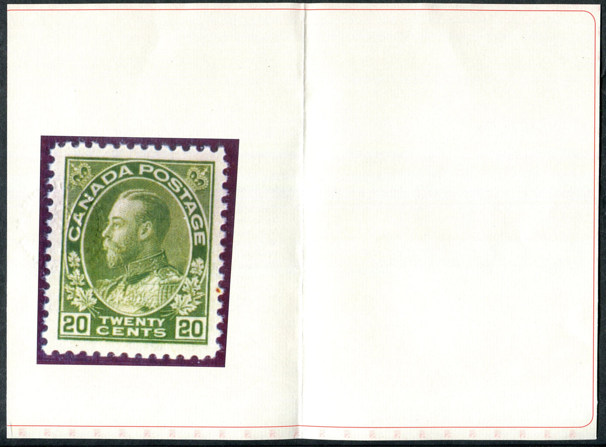 0119CA2506 - Canada #119iv - Mint Retouched Line in Spandrel, w/Certificate