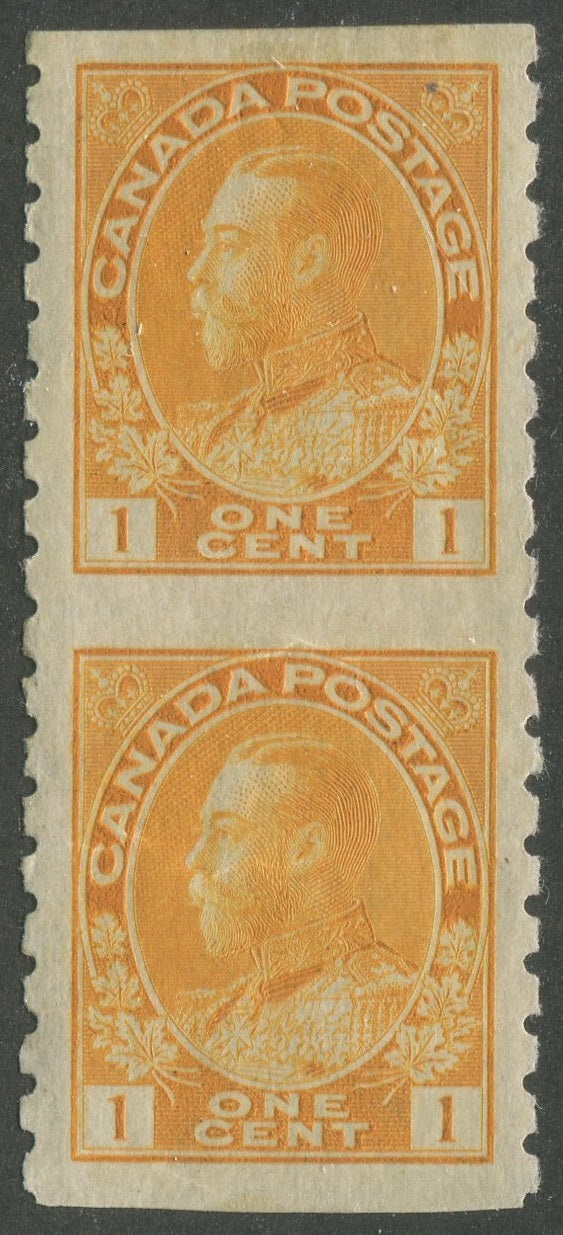 0126CA2510 - Canada #126a Vertical Pair, Imperf Horizontally