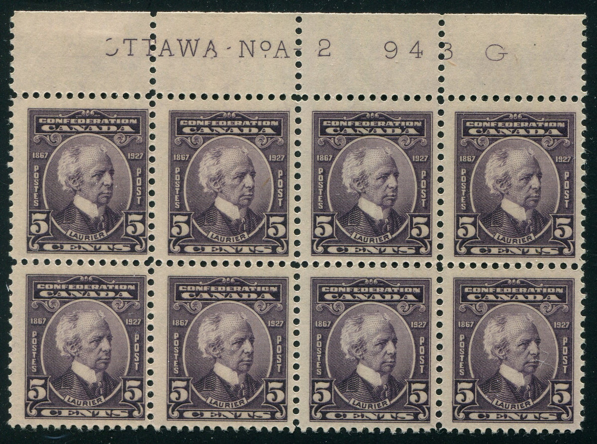 0144CA2511 - Canada #144 Plate Block of 8