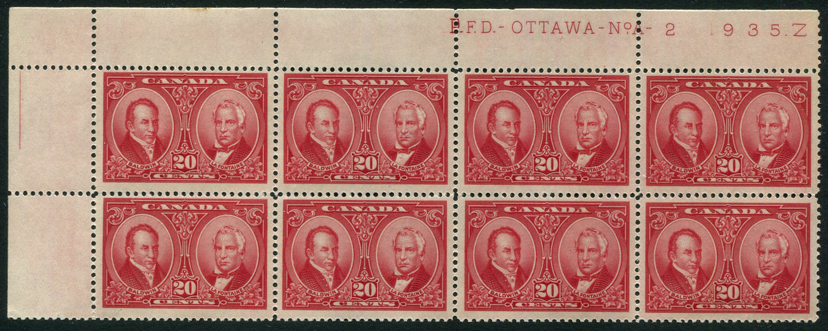 0148CA2511 - Canada #148 Plate Block of 8