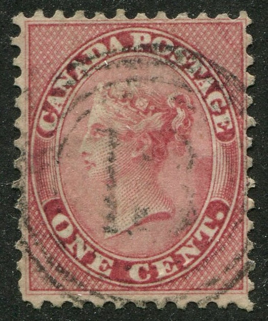 0014CA2410 - Canada #14 - 4-Ring Numeral Cancel &#39;13&#39;