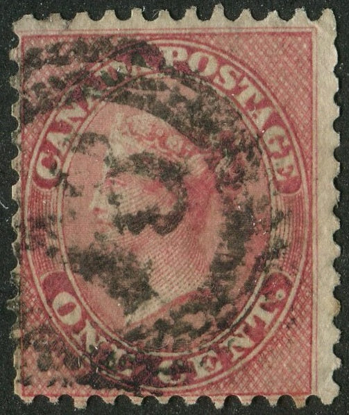 0014CA2604 - Canada #14 - 4-Ring Numeral Cancel '18'