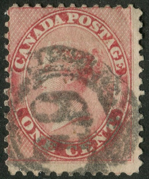 0014CA2604 - Canada #14 - 4-Ring Numeral Cancel '19'