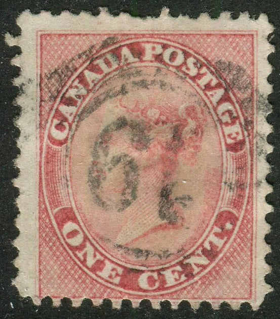 0014CA2604 - Canada #14 - 4-Ring Numeral Cancel '19'