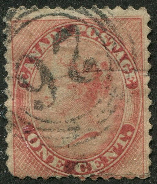 0014CA2505 - Canada #14, 4-Ring Numeral Cancel &#39;26&#39;
