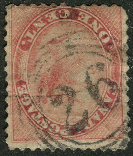 0014CA2505 - Canada #14, 4-Ring Numeral Cancel &#39;26&#39;