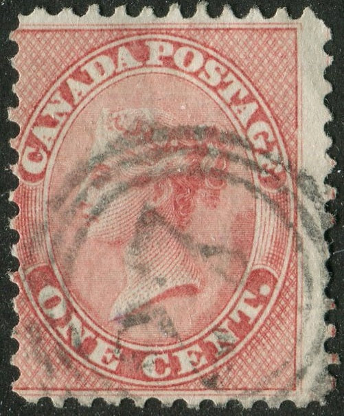 0014CA2604 - Canada #14 - 4-Ring Numeral Cancel '27'