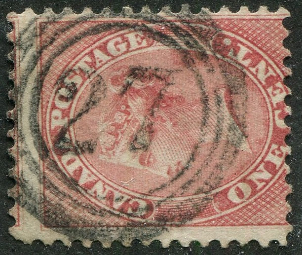 0014CA2604 - Canada #14 - 4-Ring Numeral Cancel '27'