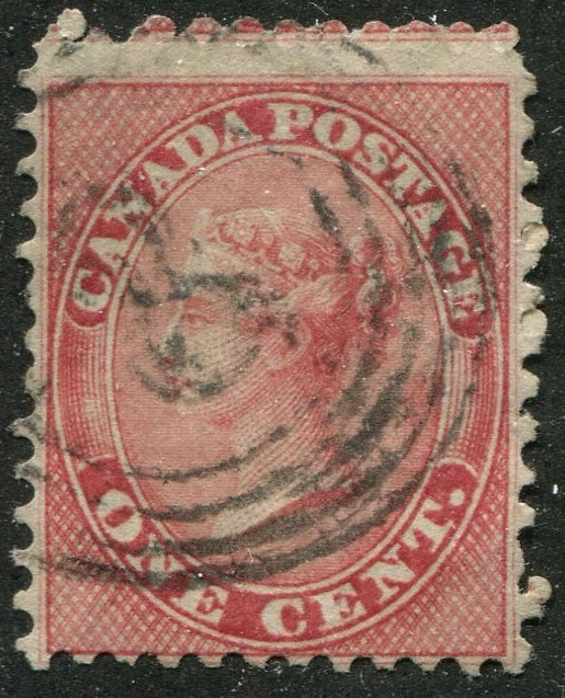 0014CA2604 - Canada #14 - 4-Ring Numeral Cancel '8'