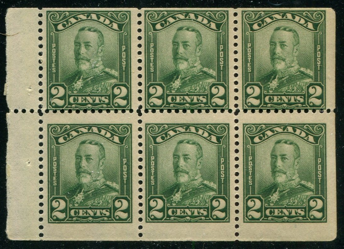 0150CA2502 - Canada #150a - Mint Booklet Pane, Misperf