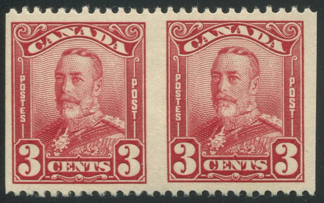 0151CA2308 - Canada #151b - Horizontal Pair, Imperf Vertically