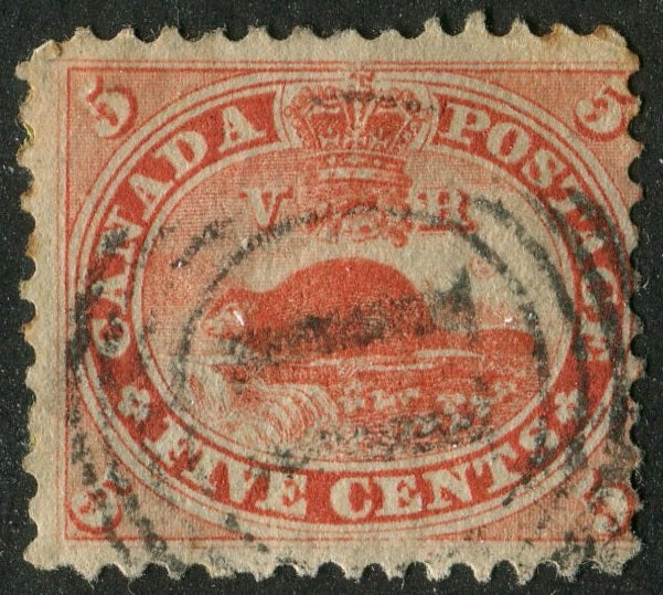 0015CA2604 - Canada #15 - 4-Ring Numeral Cancel '11'