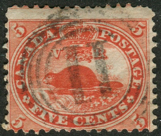0015CA2604 - Canada #15 - 4-Ring Numeral Cancel '11'
