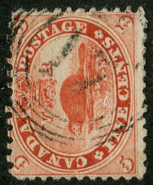 0015CA2508 - Canada #15, 4 Ring Numeral Cancel &#39;17&#39;